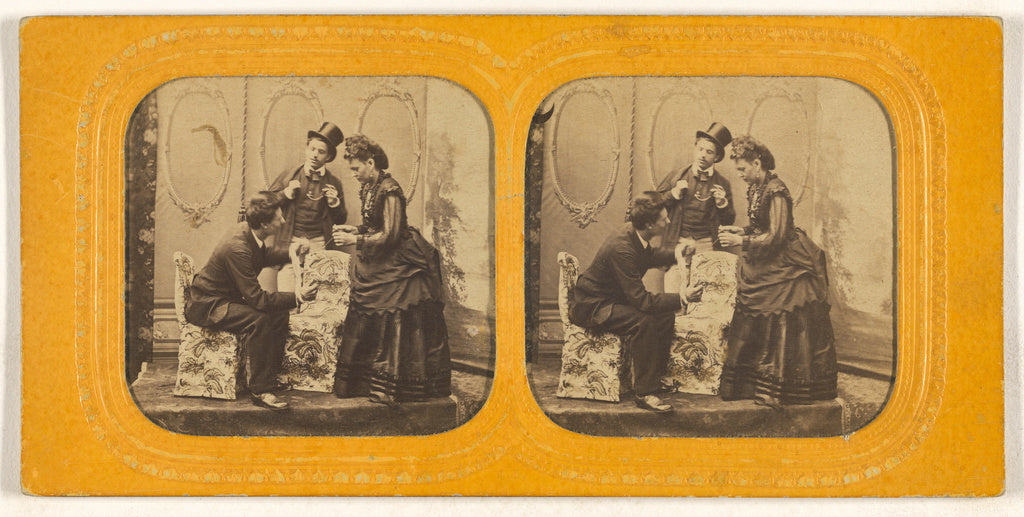 J. Lévy:[Scene of an unidentified play], Poster Print Wall Art