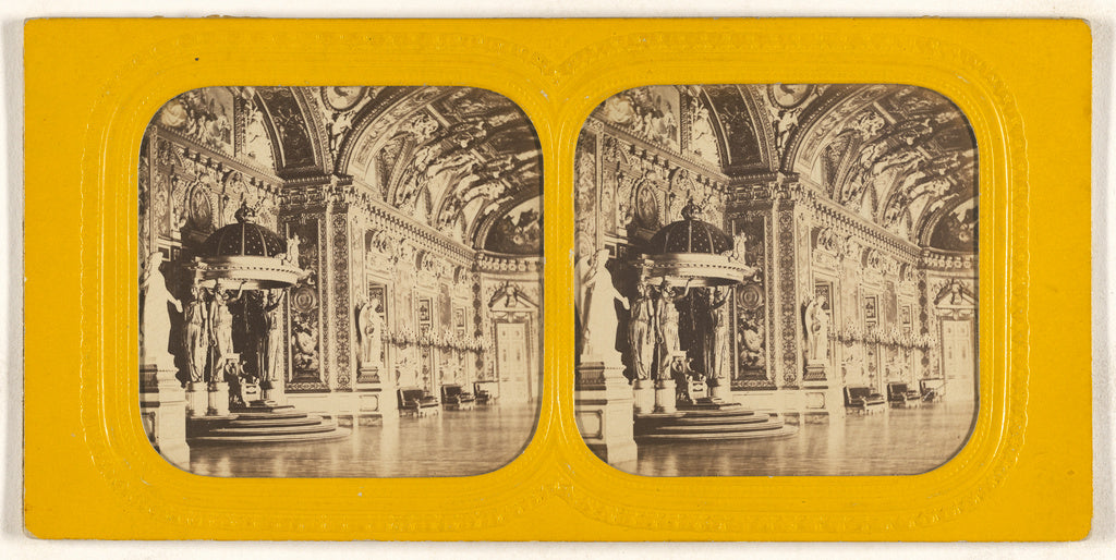 J. Lévy:[Salle du Trone de Cote, Senat]/[Throne of Napoleon,16x12"(A3)Poster