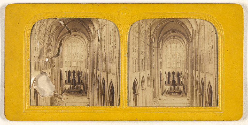 Léon & Lévy:[Abbaye de St. Denis], Poster Print Wall Art