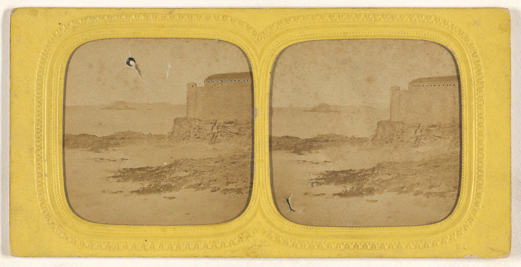 Jules Marinier:[Pleine Mer a Sainte Malo], Poster Print Wall Art