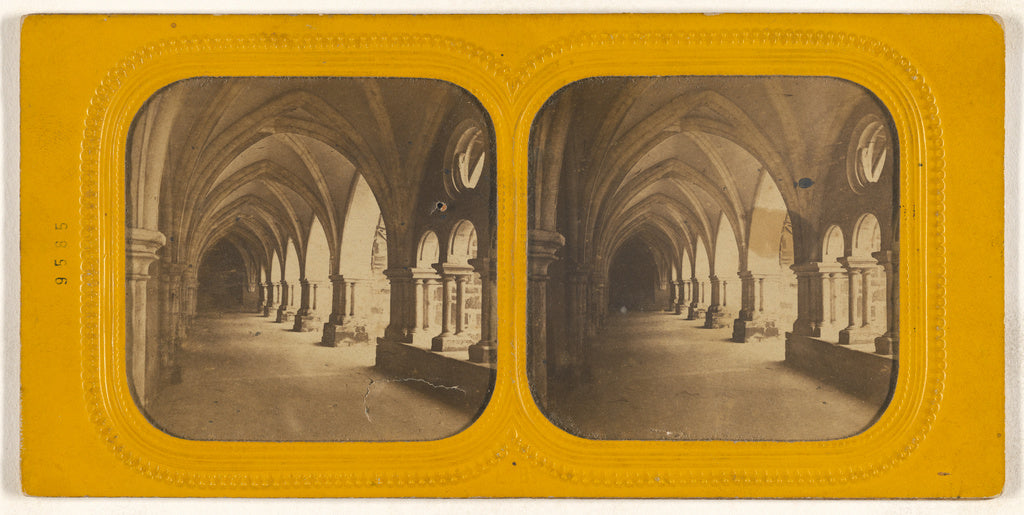 LeBas:[Cloitre de Luxeuil], Poster Print Wall Art