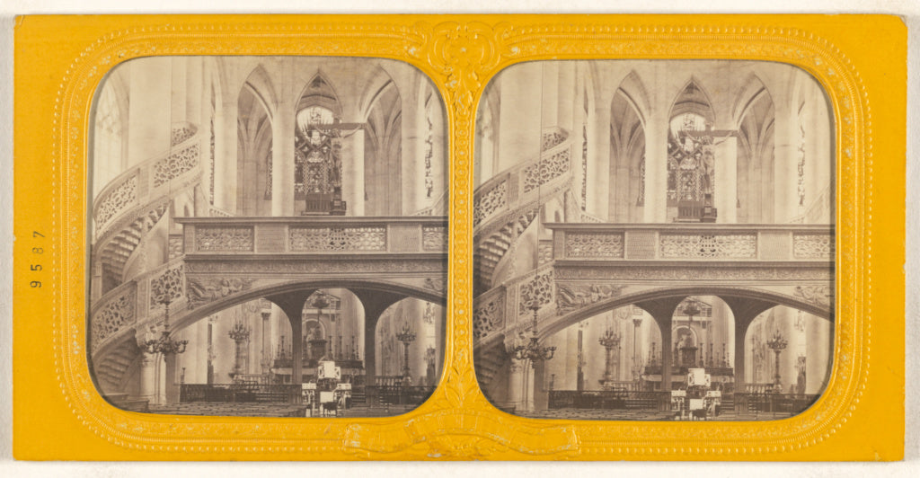 Unknown maker, French:[St. Etienne du Mont, Paris], Poster Print Wall Art