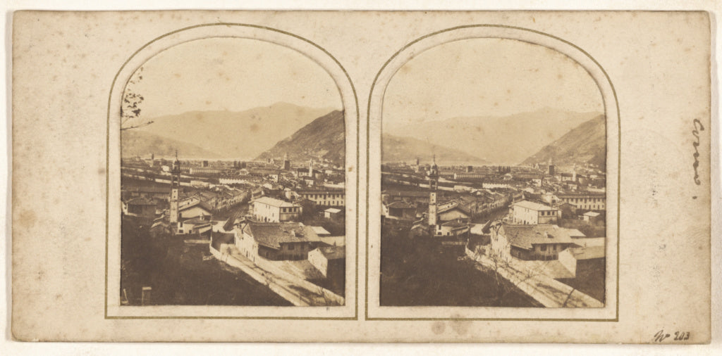 Unknown maker, Italian:[Como], Poster Print Wall Art