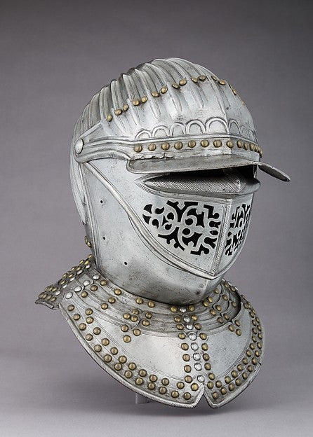 Close Hemet for a Cuirassier c1620–30,  Poster Print Wall Art