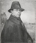 William Rothenstein - Self-Portrait 1898, Poster Print Wall Art