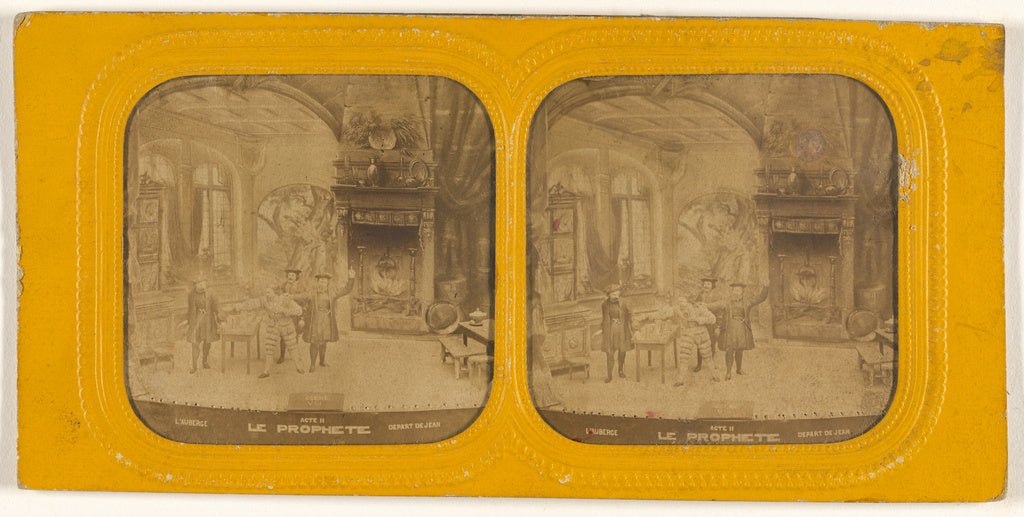 Unknown maker, French:[Le Prophete, Acte II, Scene VIII, L'A, Poster Print Wall Art