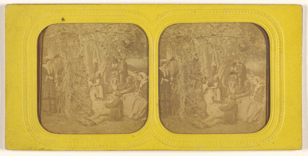 Unknown:[Group of people in a natural setting], Poster Print Wall Art