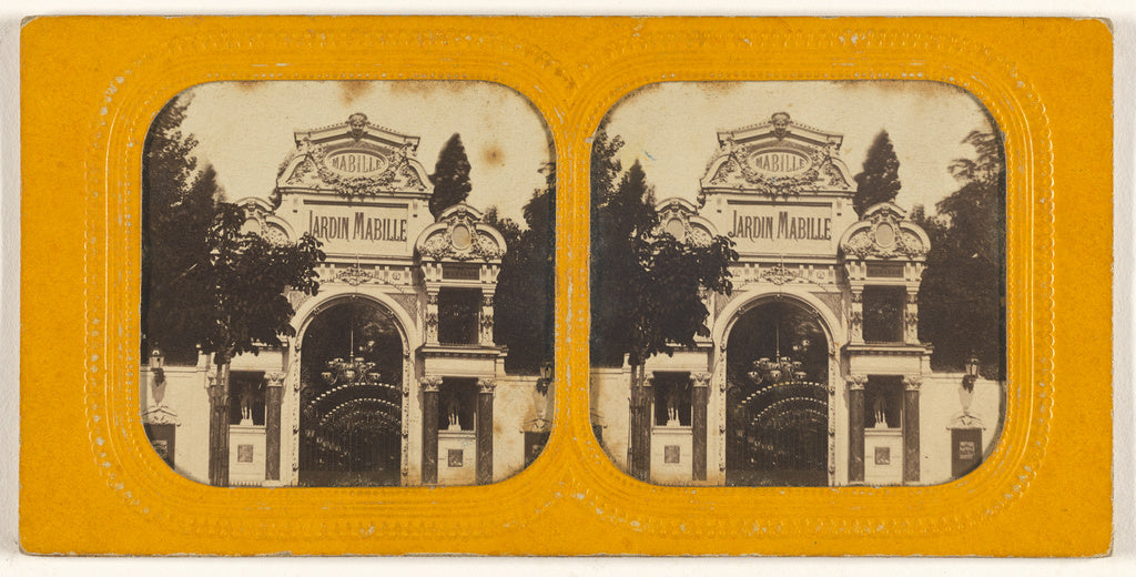 Unknown maker, French:[Jardin Mabille], Poster Print Wall Art