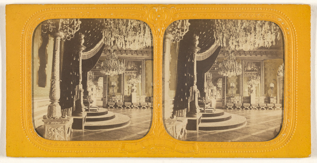 Unknown maker, French:[Trone de Cote, Tuileries], Poster Print Wall Art