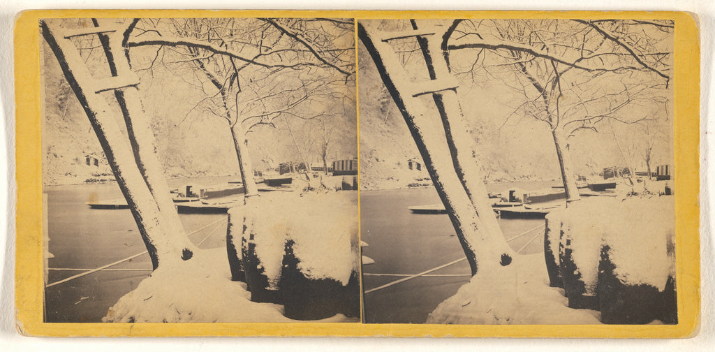 Wager:[First snow of the season on Tarr Farm November 6th/65, Poster Print Wall Art