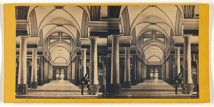 George D. Wakely:Interior of Patent Office.,16x12