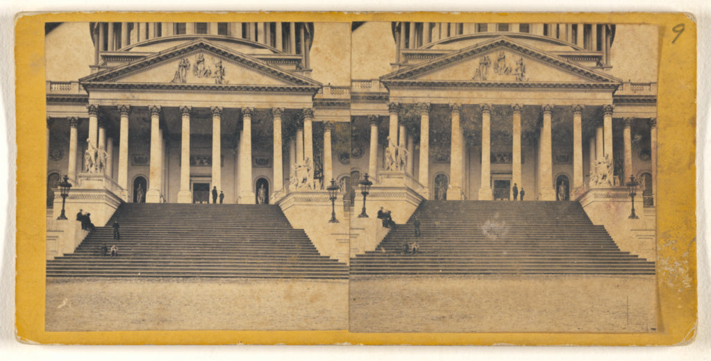 George D. Wakely:Entrance to Capitol.,16x12"(A3)Poster