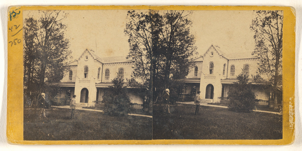 George D. Wakely:Lincoln's Country Seat., Poster Print Wall Art