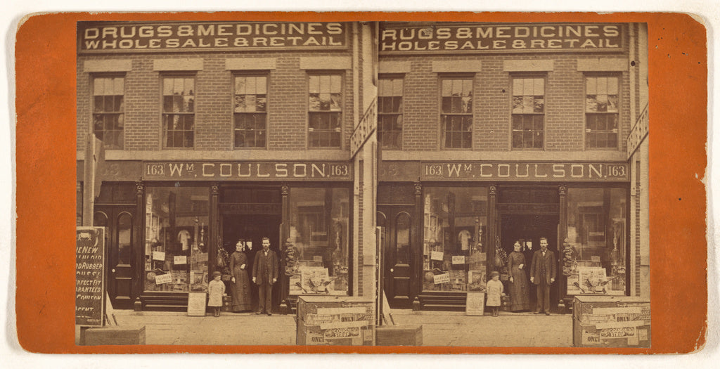 Unknown maker, American:[Exterior view of Wm. Coulson Compan,16x12"(A3)Poster