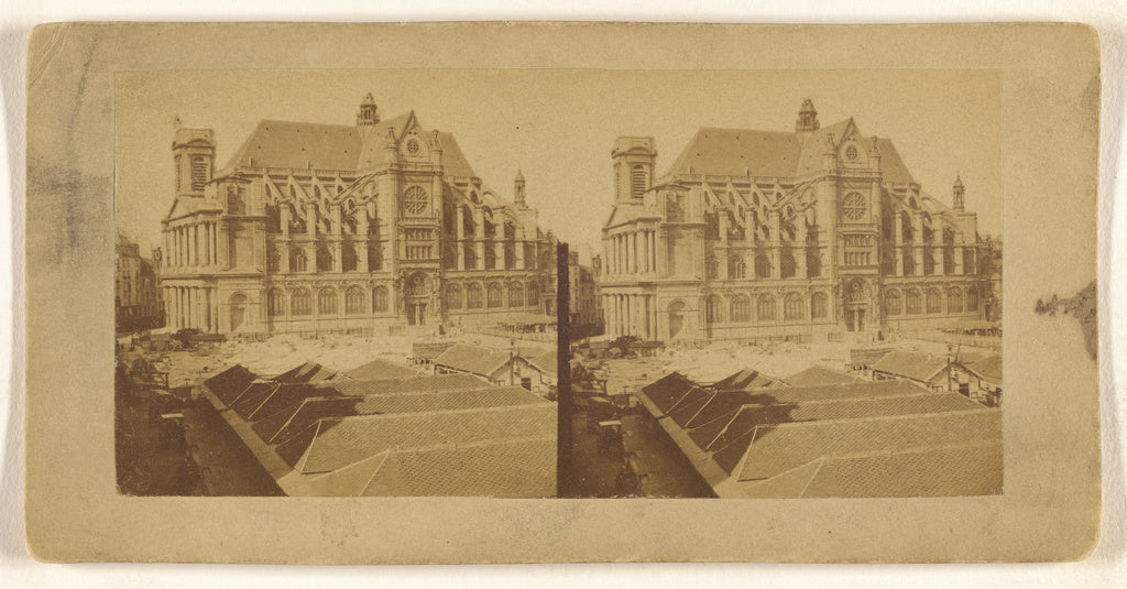 Unknown:[Unidentified church], Poster Print Wall Art