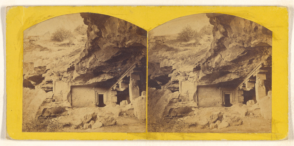 Unknown:[Dehr Warra. Outer View. Ellora], Poster Print Wall Art