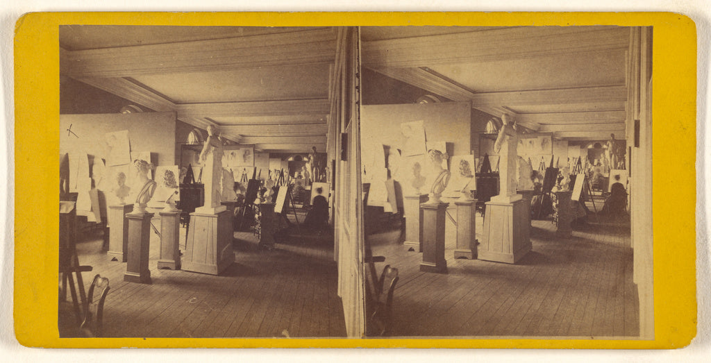 Unknown:[Art studio, Cooper Union, New York], Poster Print Wall Art