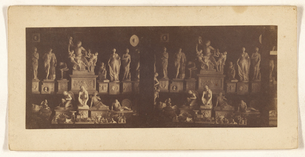 Unknown:[Pisa. Group of statuettes in alabaster - Laocoon, V, Poster Print Wall Art