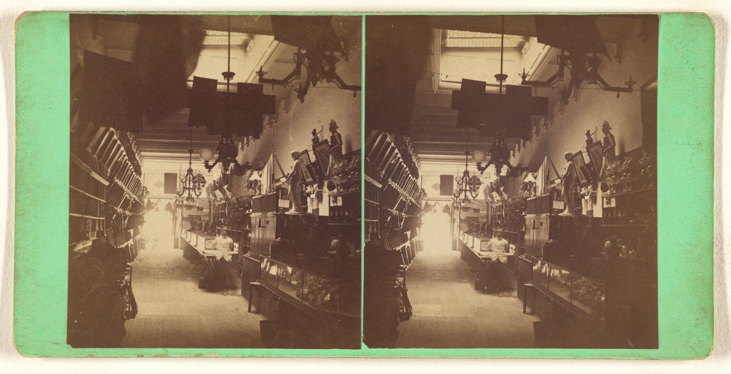 Unknown:[Interior of an antique shop], Poster Print Wall Art