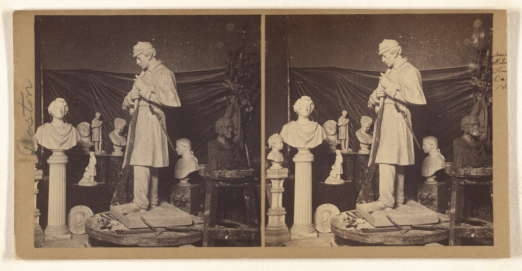 Unknown maker, American:[Interior of Milmores Studio Showing, Poster Print Wall Art
