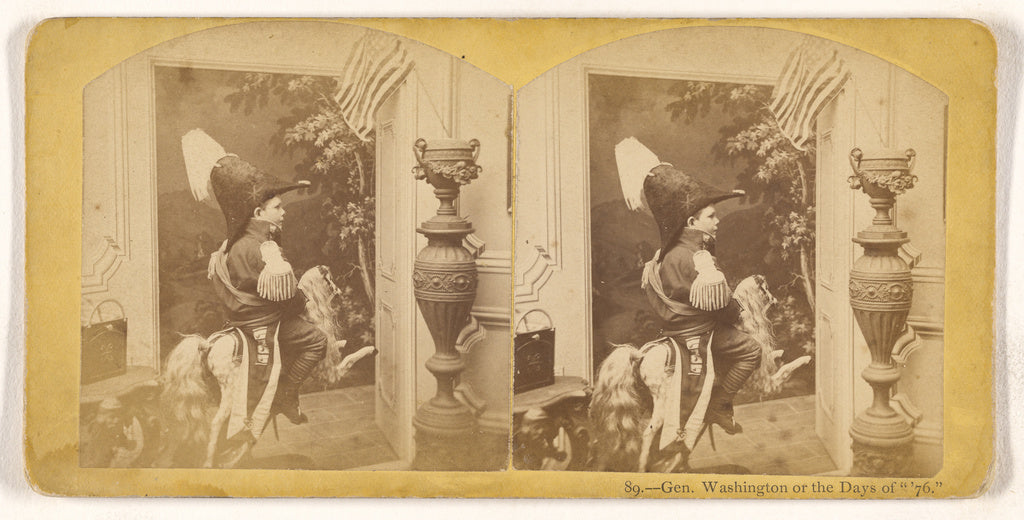 Unknown maker, American:Gen. Washington or the Days of "76.", Poster Print Wall Art