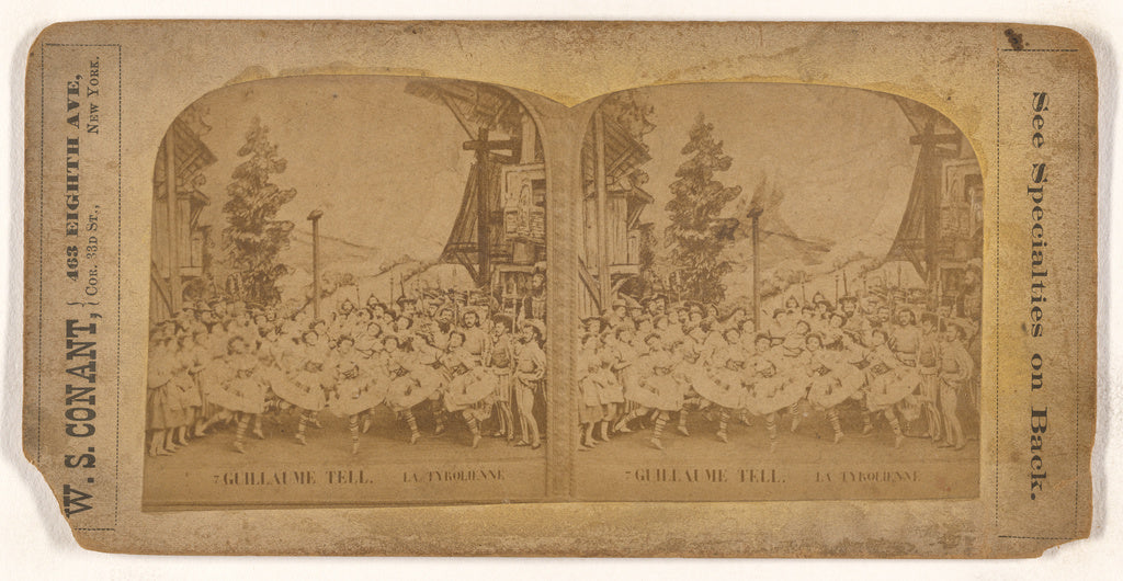 Unknown maker, French:Guillaume Tell. La Tyrolienne., Poster Print Wall Art
