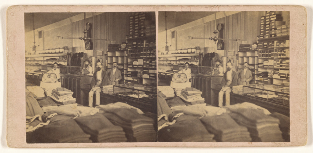 Unknown:[Interior of a general store], Poster Print Wall Art