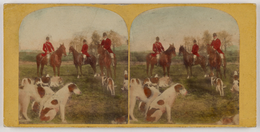 Unknown maker, British:[Fox hunt], Poster Print Wall Art