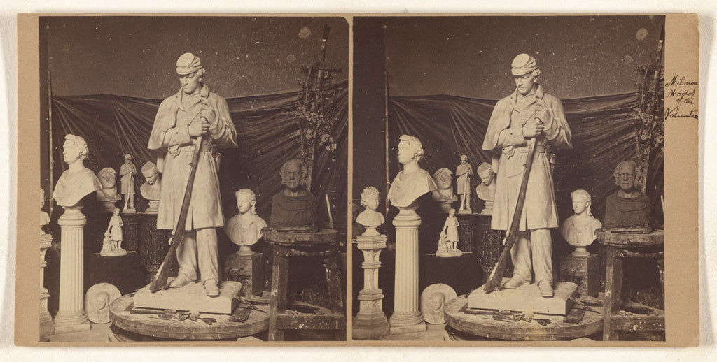 Unknown maker, American:[Interior of Milmore's Studio Showin, Poster Print Wall Art