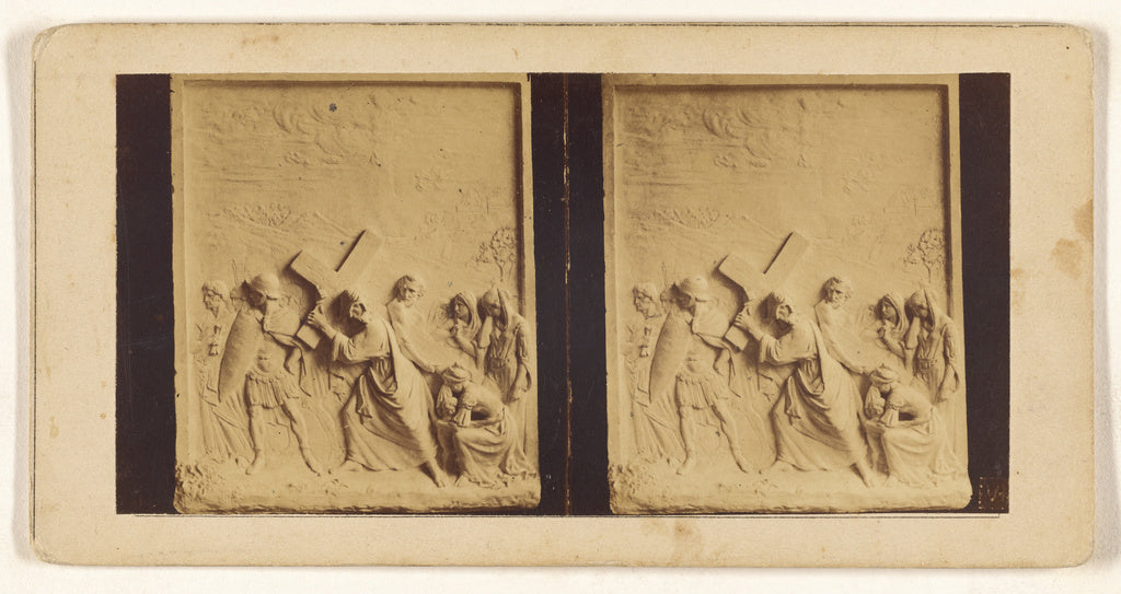 Unknown maker, French:[Jesus console les filles d'Israel qu', Poster Print Wall Art