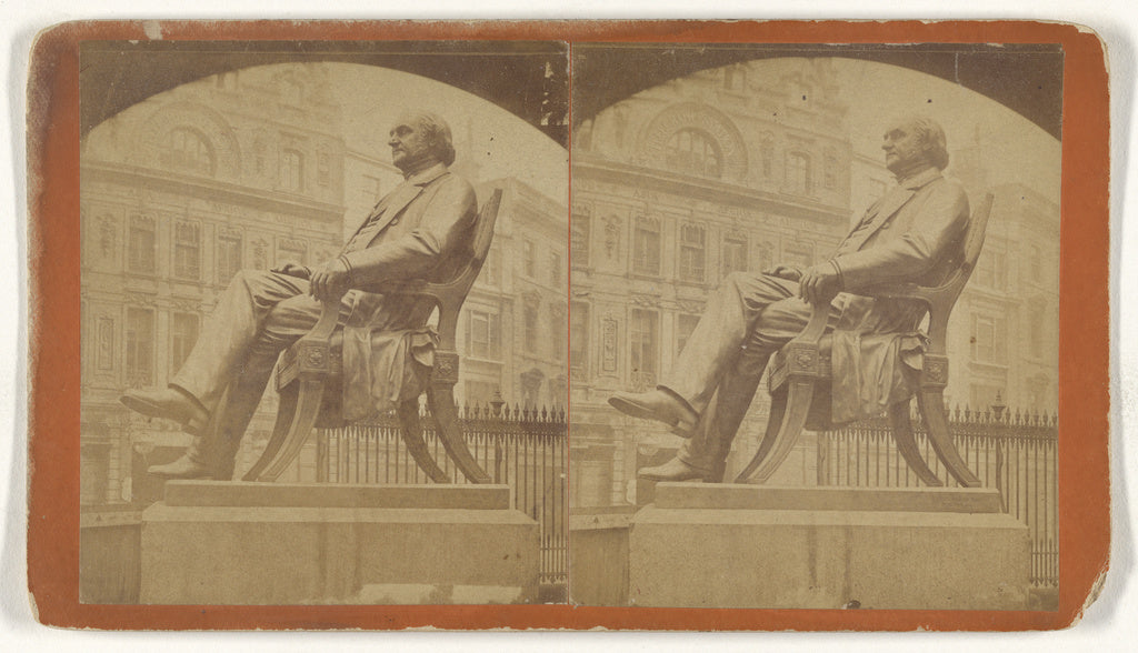 Unknown:[Peabody Statue], Poster Print Wall Art