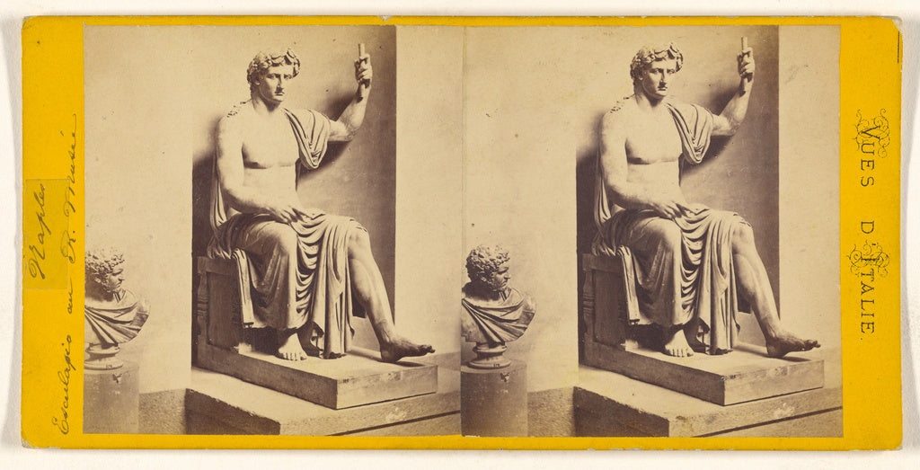 Unknown:[Naples. Esculapio au R. Musee], Poster Print Wall Art