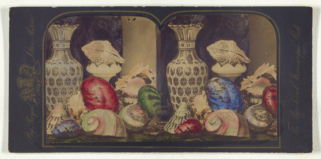 Unknown maker, British:[Shells and vases], Poster Print Wall Art