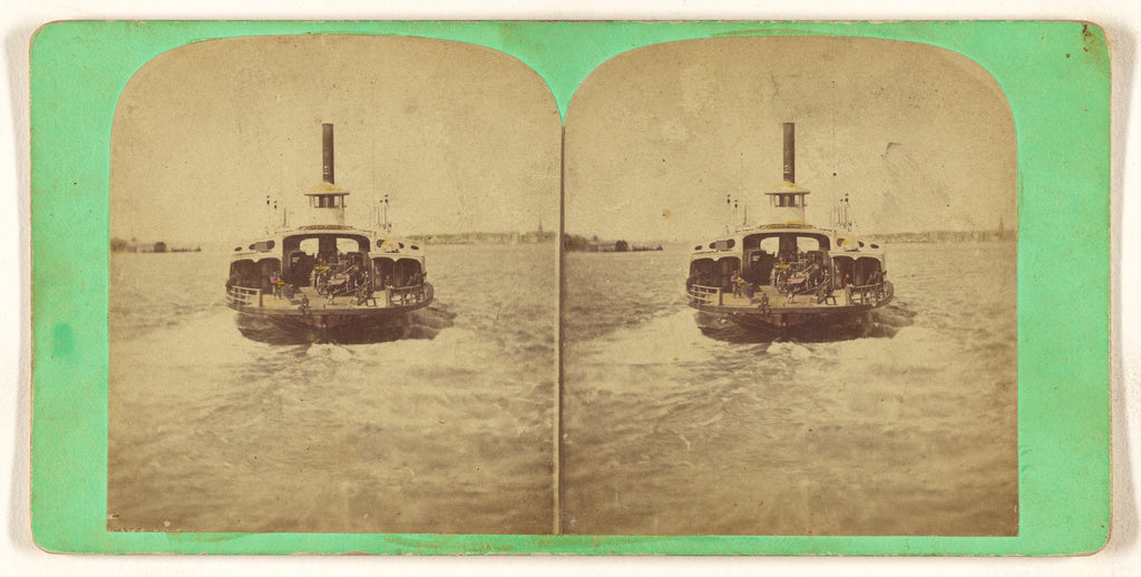 Unknown maker, American:[Brooklyn Ferryboat. N.Y.], Poster Print Wall Art