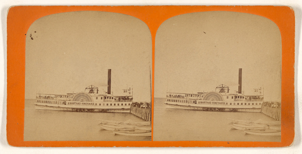 Unknown maker, American:[Paddleboat "Martha's Vineyard"], Poster Print Wall Art