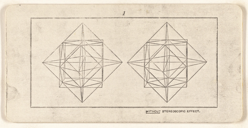 Unknown:[Optical illusion without stereoscopic effect.],16x12"(A3)Poster
