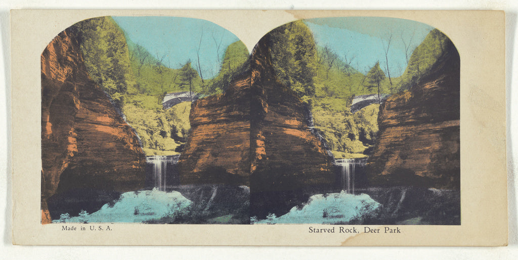 Unknown maker, American:Starved Rock, Deer Park, Poster Print Wall Art