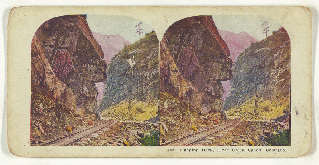 Unknown maker, American:Hanging Rock, Clear Creek Canon, Col, Poster Print Wall Art