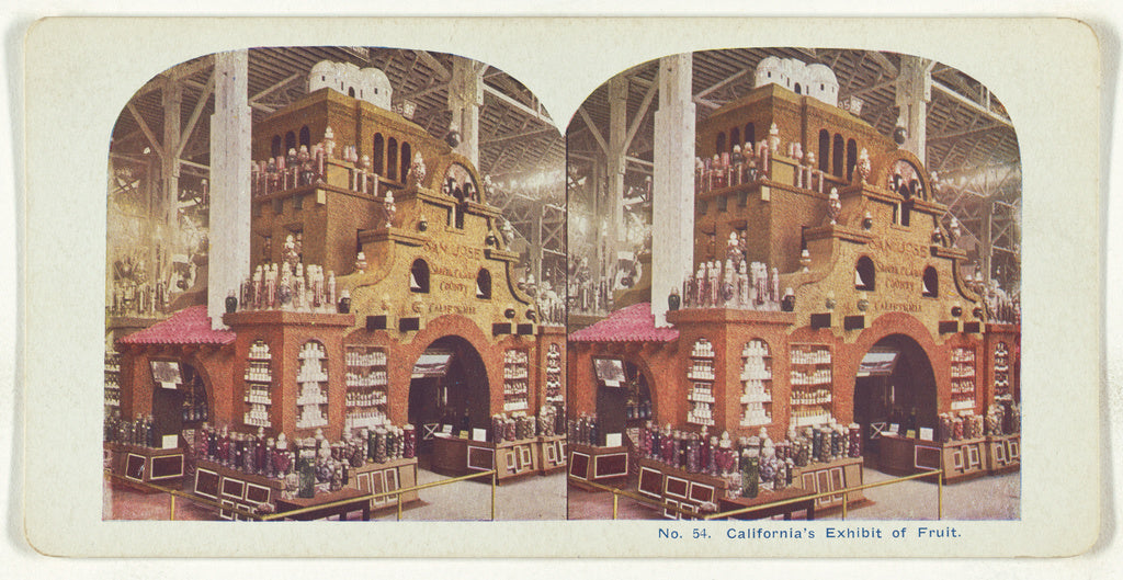 Unknown maker, American:California's Exhibit of Fruit., Poster Print Wall Art