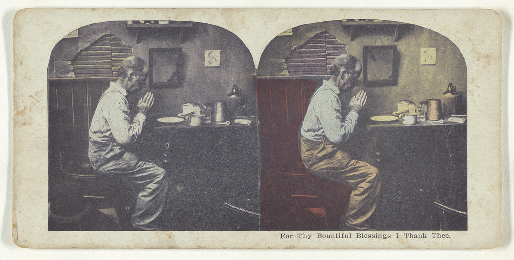 Unknown:For Thy Bountiful Blessing I Thank Thee., Poster Print Wall Art