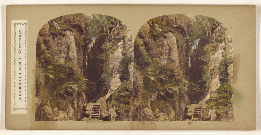 Unknown maker, British:Dungeon Gill Force, Westmoreland., Poster Print Wall Art