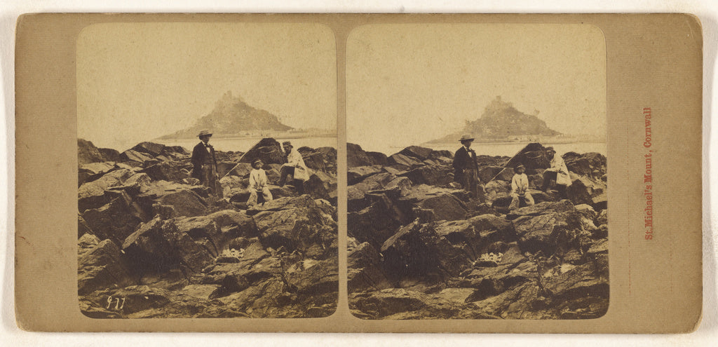 Unknown maker, British:St. Michael's Mount, Cornwall, Poster Print Wall Art