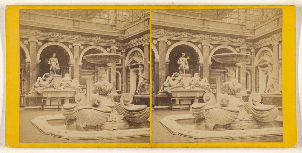 Unknown maker, British:[Italian Court, Crystal Palace], Poster Print Wall Art