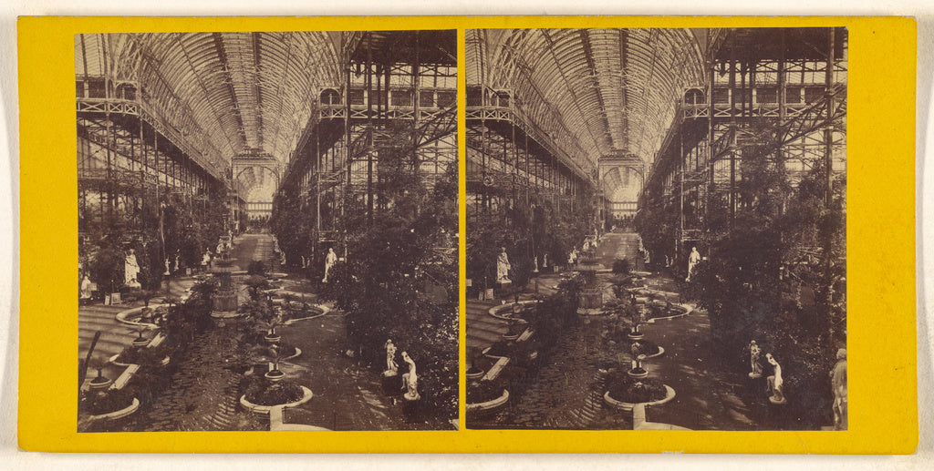 Unknown maker, British:[South Nave, Crystal Palace], Poster Print Wall Art