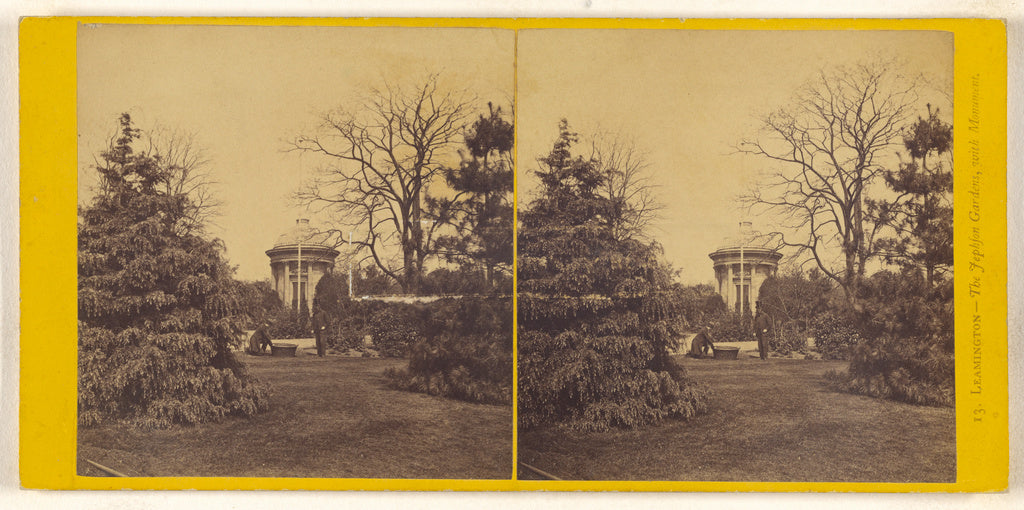 Unknown maker, British:Leamington - The Jephson Gardens, wit, Poster Print Wall Art