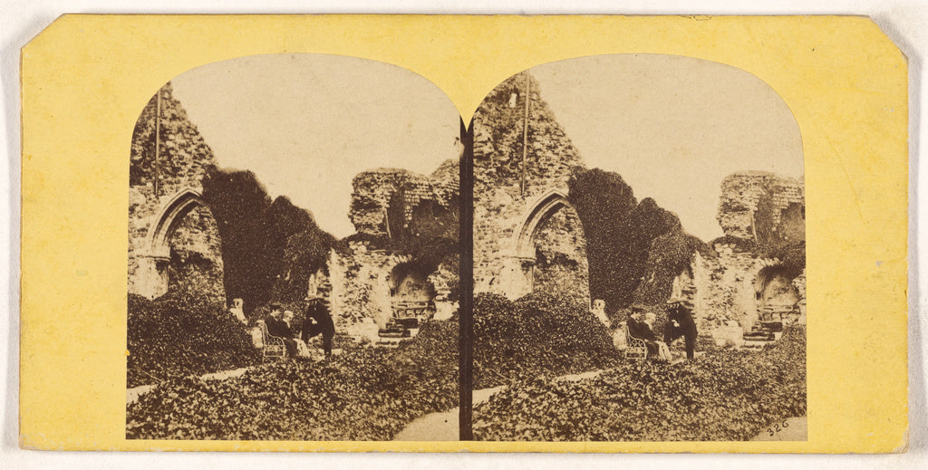 Unknown maker, British:Hastings. The Castle, showing the sid, Poster Print Wall Art