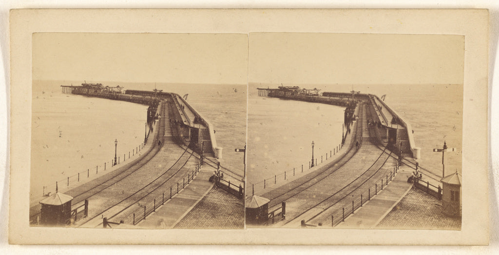 Unknown maker, British:[Dover, Admiralty Pier], Poster Print Wall Art