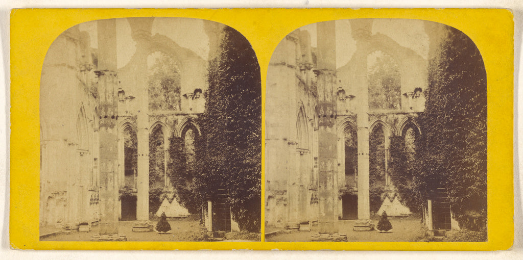 Unknown maker, British:[Fountains Abbey, Yorkshire], Poster Print Wall Art