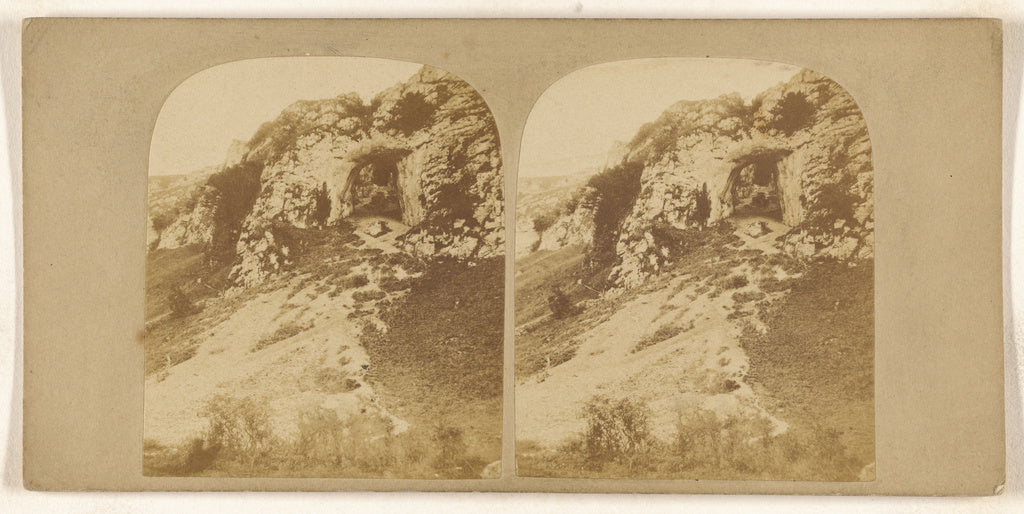 Unknown maker, British:Dovedale, Reynard's Cave., Poster Print Wall Art