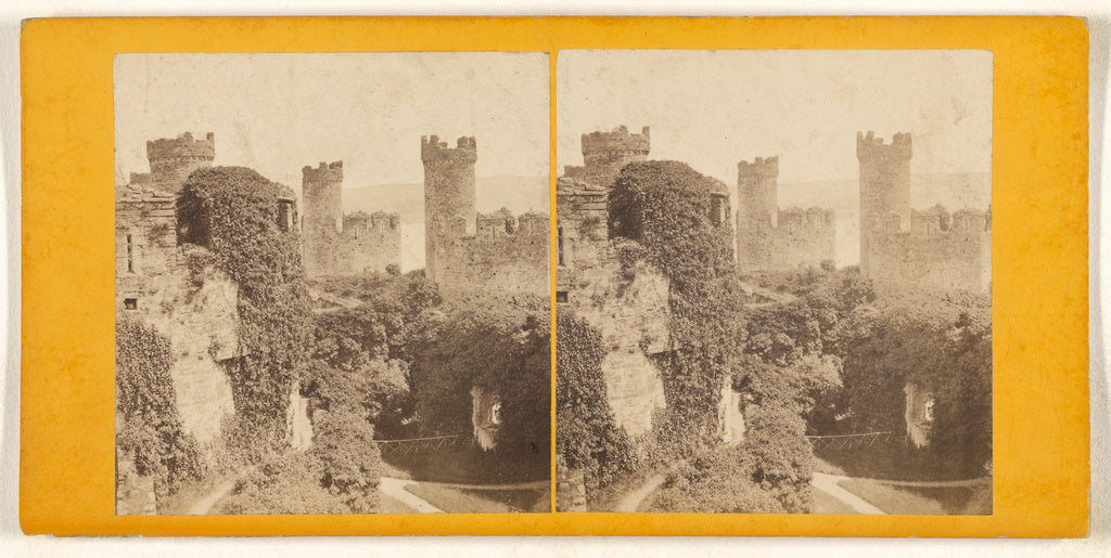 Unknown maker, British:View at Conway, North Wales., Poster Print Wall Art